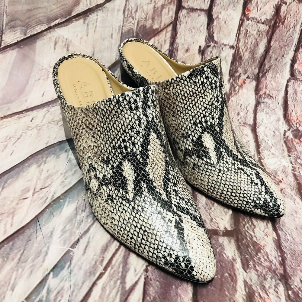 Able Local + Global Snakeskin Pattern Leather Mul… - image 7